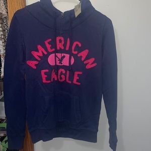 American Eagle Zip up Sweatshirt Size Medium